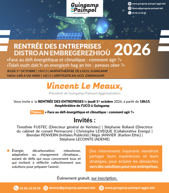 Rentrée des entreprises 2026