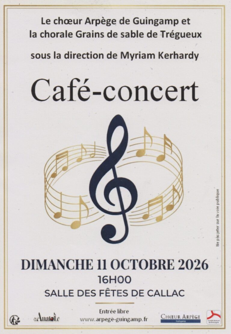 Concert à la salle des fêtes.